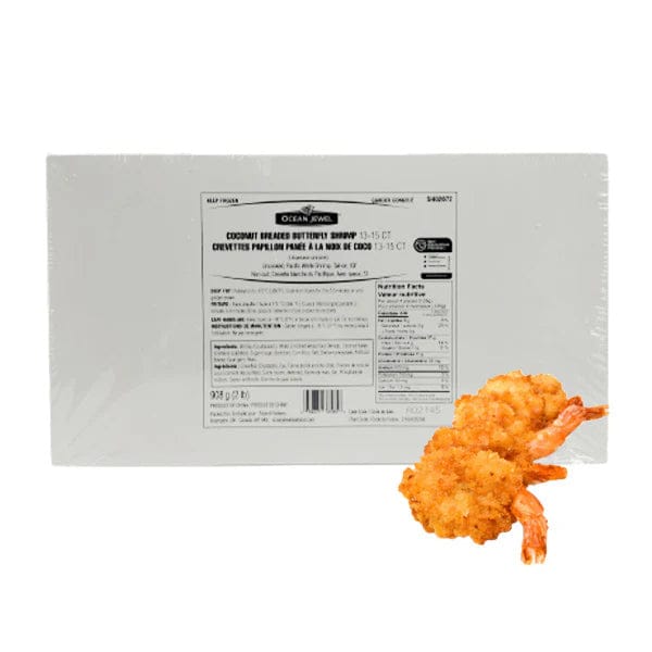 Mia Food Service OCEAN JEWEL RAW BREADED COCONUT SHRIMP 13/15CT 5x2LB OCEAN JEWEL RAW BREADED COCONUT SHRIMP 13/15CT 5x2LB