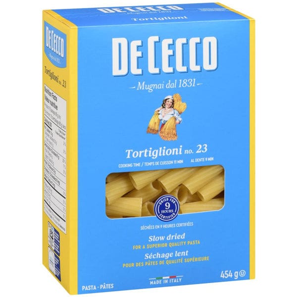 MIA FOOD SERVICE DE CECCO #23 TORTIGLIONI 12x454GR DE CECCO #23 TORTIGLIONI 12x454GR