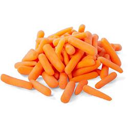 MIA FOOD SERVICE CARROTS PEELED MINI 1LB CARROTS PEELED MINI 1LB