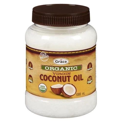 Mia Food Service GRACE ORGANIC VIRGIN COCONUT OIL 1LT GRACE ORGANIC VIRGIN COCONUT OIL 1LT