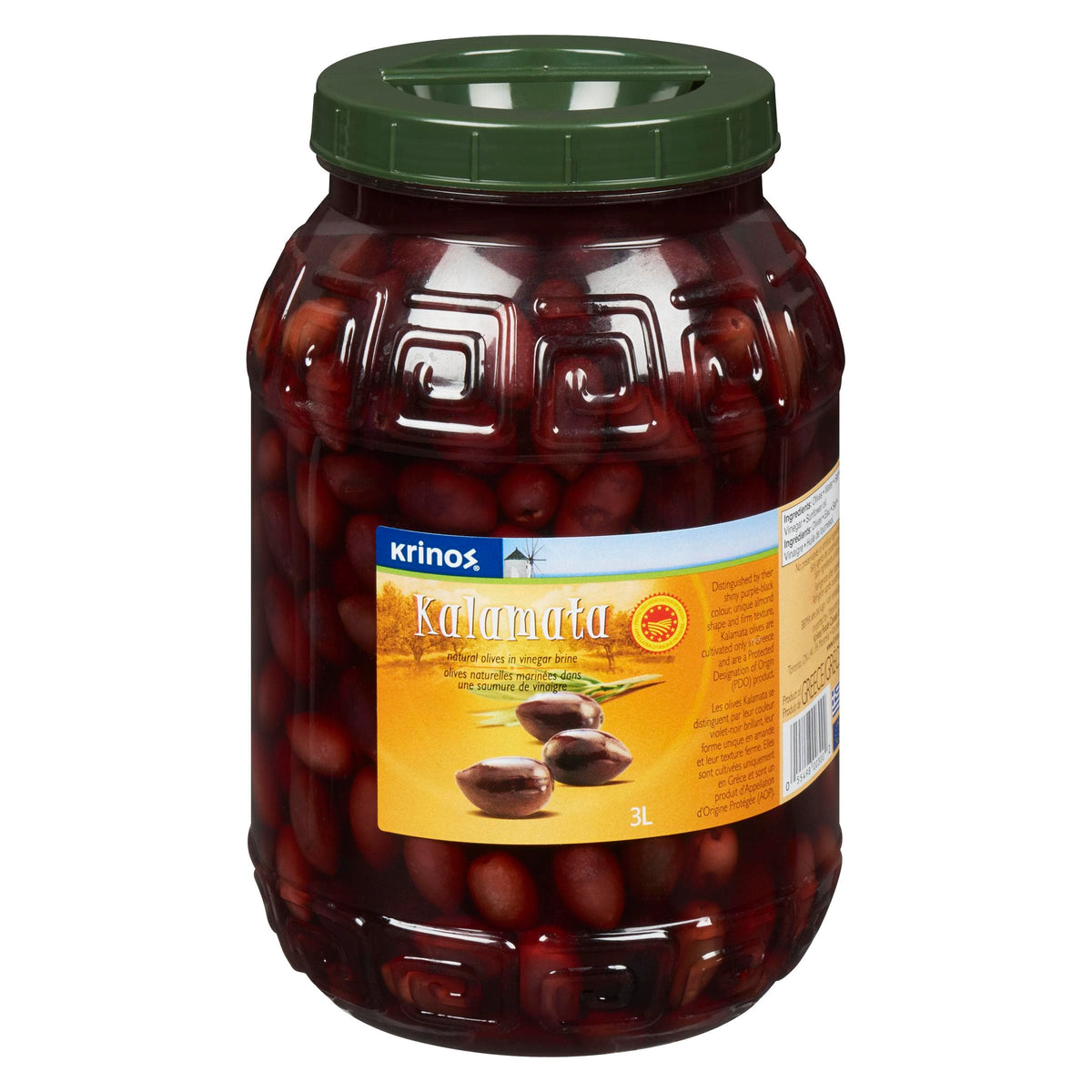 MIA FOOD SERVICE KRINOS KALAMATA OLIVES LARGE 3LT KRINOS KALAMATA OLIVES LARGE 3LT
