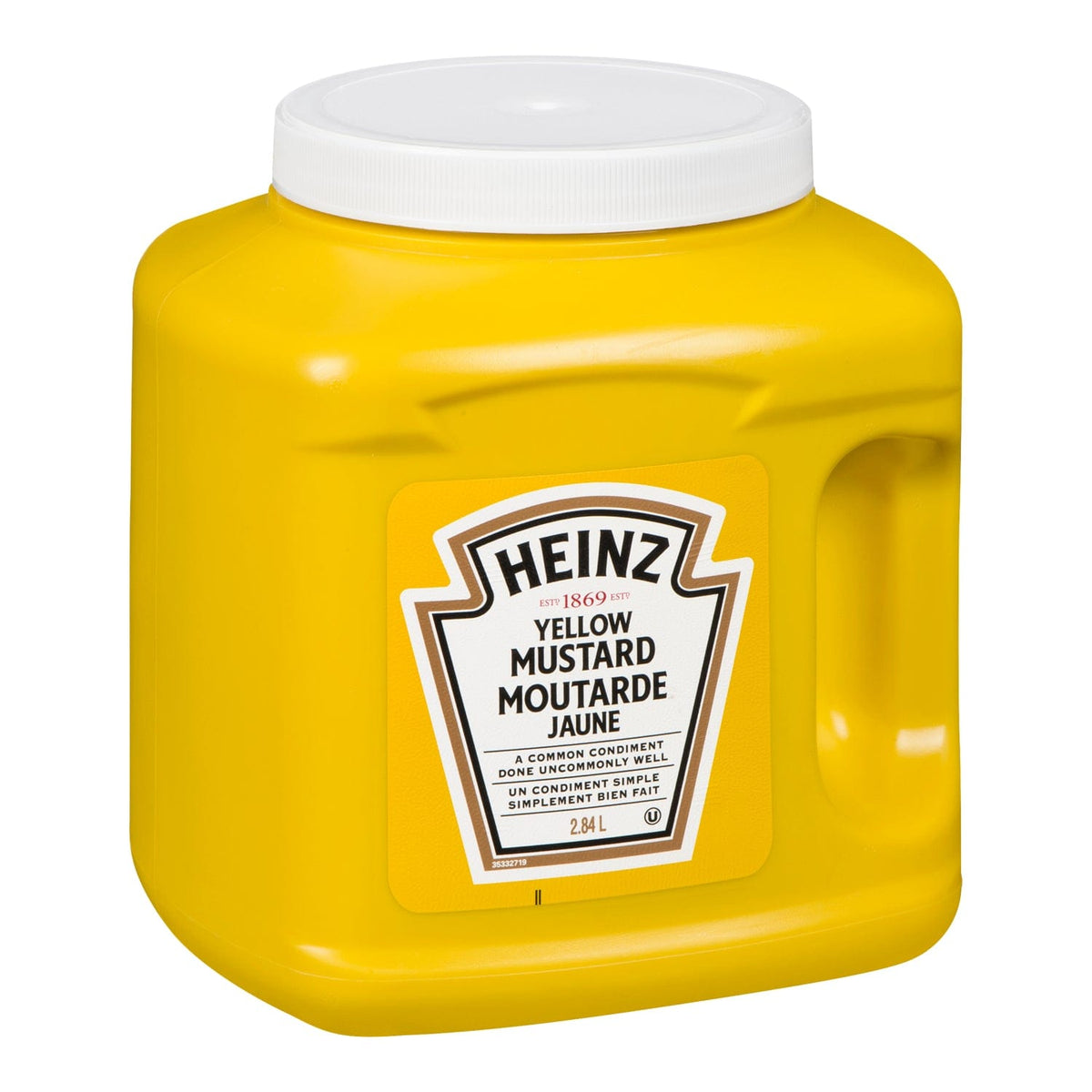 MIA FOOD SERVICE HEINZ YELLOW MUSTARD PLASTIC 2.84LT HEINZ YELLOW MUSTARD PLASTIC 2.84LT