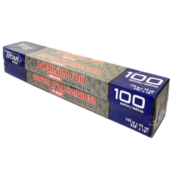 S TITAN HEAVY DUTY ALUMINUM FOIL 45CMx100M TITAN HEAVY DUTY ALUMINUM FOIL 45CMx100M