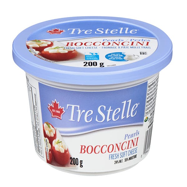 Mia Food Service TRE STELLE BOCCONCINI PEARLS 200GR TRE STELLE BOCCONCINI PEARLS 200GR