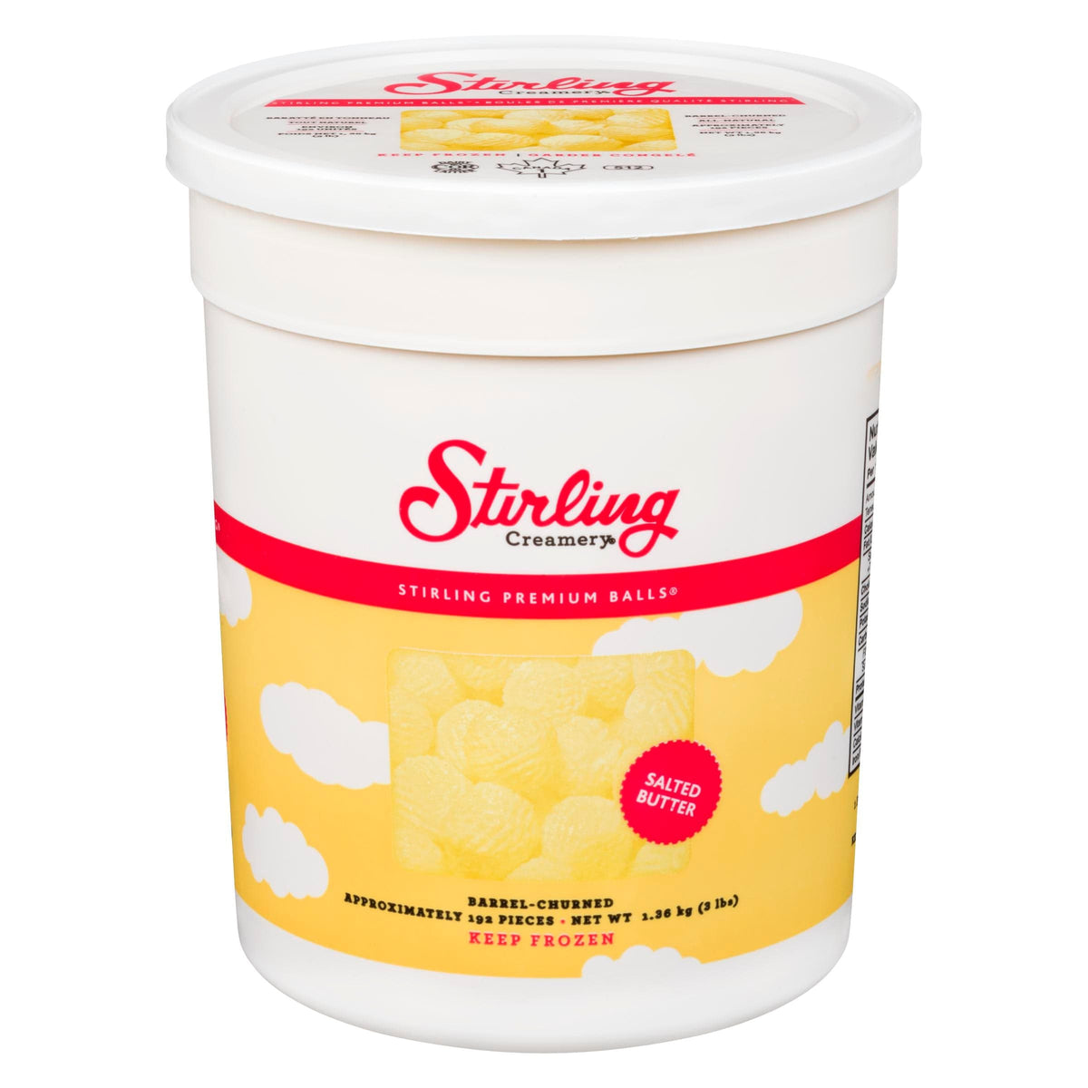 MIA FOOD SERVICE GAYLEA STIRLING BUTTER BALLS SALTED 1.36KG GAYLEA STIRLING BUTTER BALLS SALTED 1.36KG