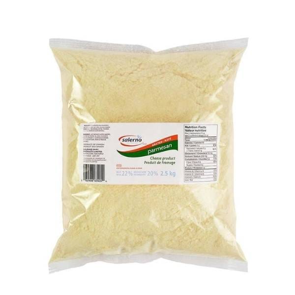 Mia Food Service SALERNO GRATED PARMESAN 20% 2.5KG SALERNO GRATED PARMESAN 20% 2.5KG