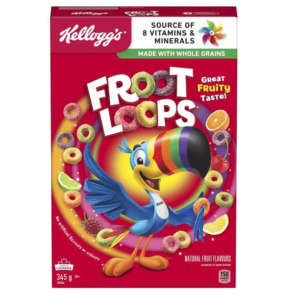 MIA FOOD SERVICE KELLOGGS FROOT LOOPS 320GR KELLOGGS FROOT LOOPS 320GR