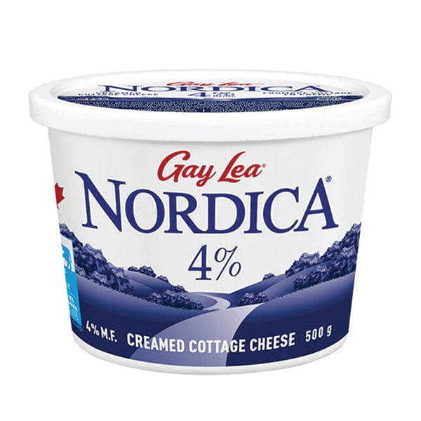MIA FOOD SERVICE GAY LEA NORDICA COTTAGE CHEESE 4% 500GR GAY LEA NORDICA COTTAGE CHEESE 4% 500GR