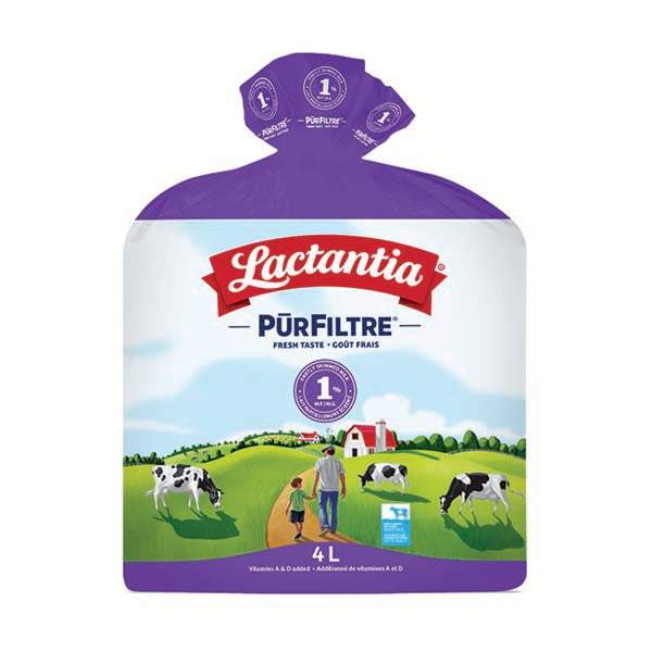 LACTANTIA PURFILTRE 1% MILK 4LT