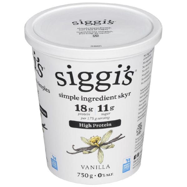 Mia Food Service SIGGI VANILLA NONFAT YOGURT 0% 750GR SIGGI VANILLA NONFAT YOGURT 0% 750GR