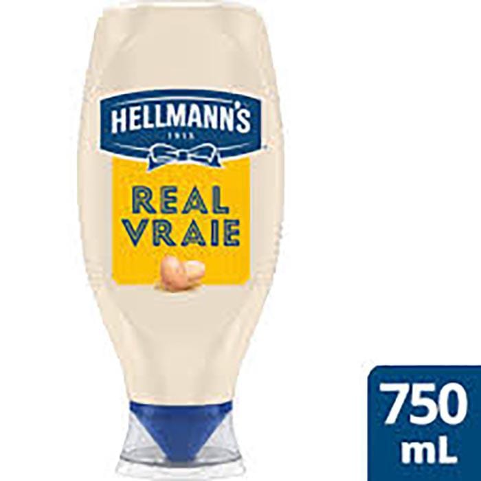 MIA FOOD SERVICE HELLMANNS SQUEEZE MAYONNAISE 750ML HELLMANNS SQUEEZE MAYONNAISE 750ML