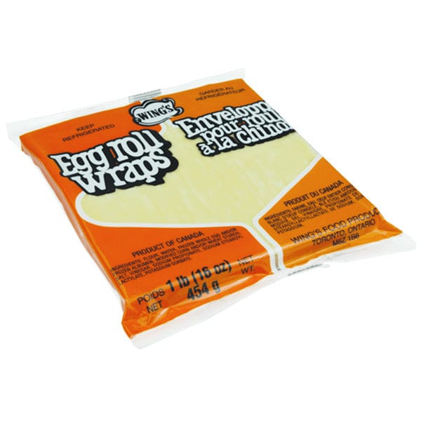 Mia Food Service WINGS EGG ROLL WRAPS 5.5X5.5 1LB WINGS EGG ROLL WRAPS 5.5X5.5 1LB