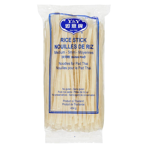 Y&Y MEDIUM RICE STICKS 5mm 454GR