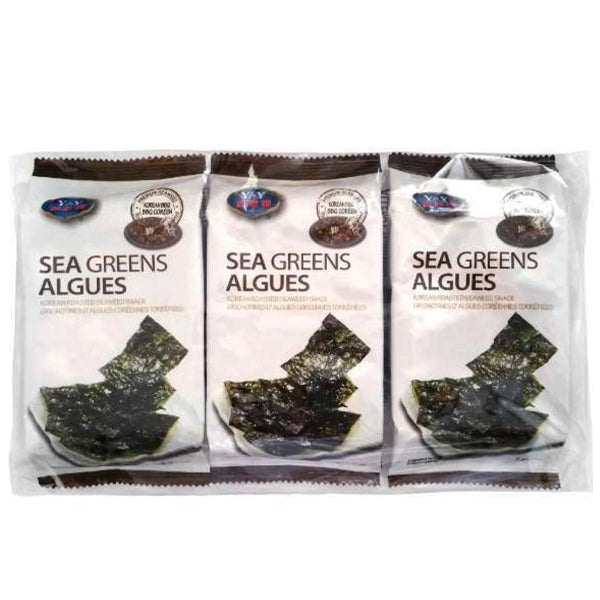 Y&Y SEA GREENS SEAWEED KOREAN BBQ 3x5GR