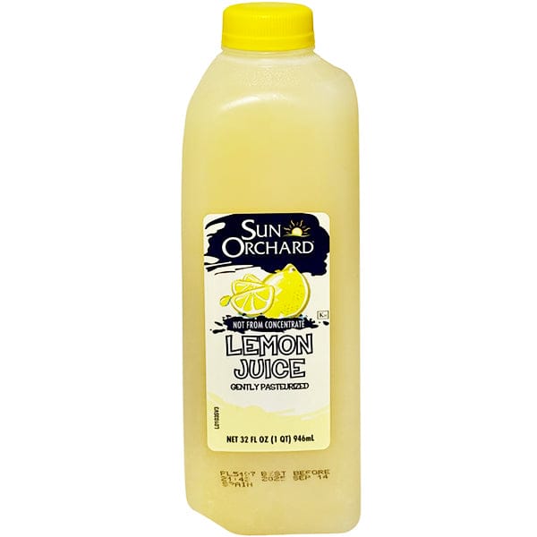 Mia Food Service SUN ORCHARD LEMON JUICE 1LT SUN ORCHARD LEMON JUICE 1LT