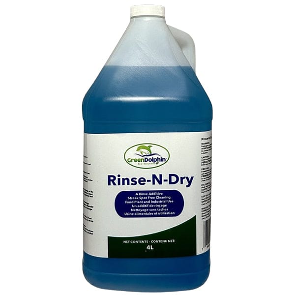 MIA FOOD SERVICE GREEN DOLPHIN RINSE N DRY 4LT GREEN DOLPHIN RINSE N DRY 4LT