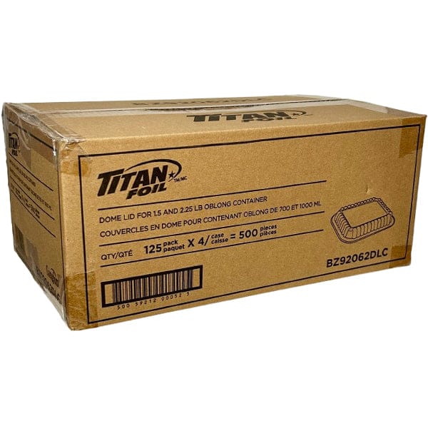 S TITAN 2-1/4LB DOME LID 500EA TITAN 2-1/4LB DOME LID 500EA