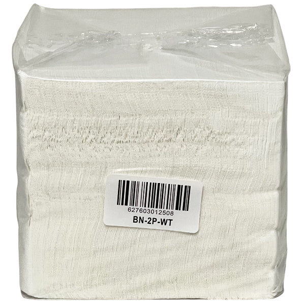 MAHER 2PLY BEVERAGE NAPKIN WHITE 20x200CT