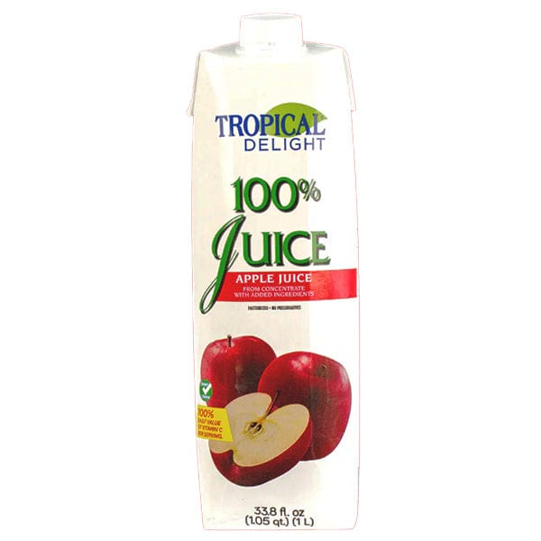 Mia Food Service TROPICAL DELIGHT TD TETRA APPLE JUICE 1LT TROPICAL DELIGHT TD TETRA APPLE JUICE 1LT
