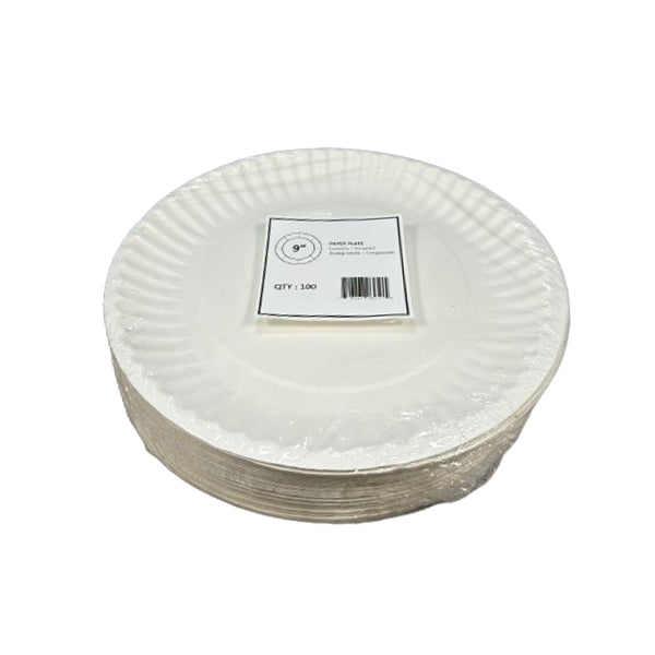 CPC 9IN PAPER PLATE 12x100CT