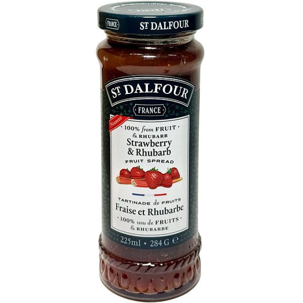 Mia Food Service ST DALFOUR STRAWBERRY RHUBARB 225ML ST DALFOUR STRAWBERRY RHUBARB 225ML