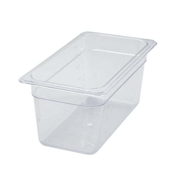 S WINCO 1/3 SIZE PLASTIC PAN 6IN WINCO 1/3 SIZE PLASTIC PAN 6IN