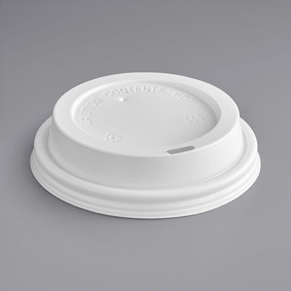 MIA Food Service 10-24OZ WHITE DOME LIDS 50X20EA 10-24OZ WHITE DOME LIDS 50X20EA