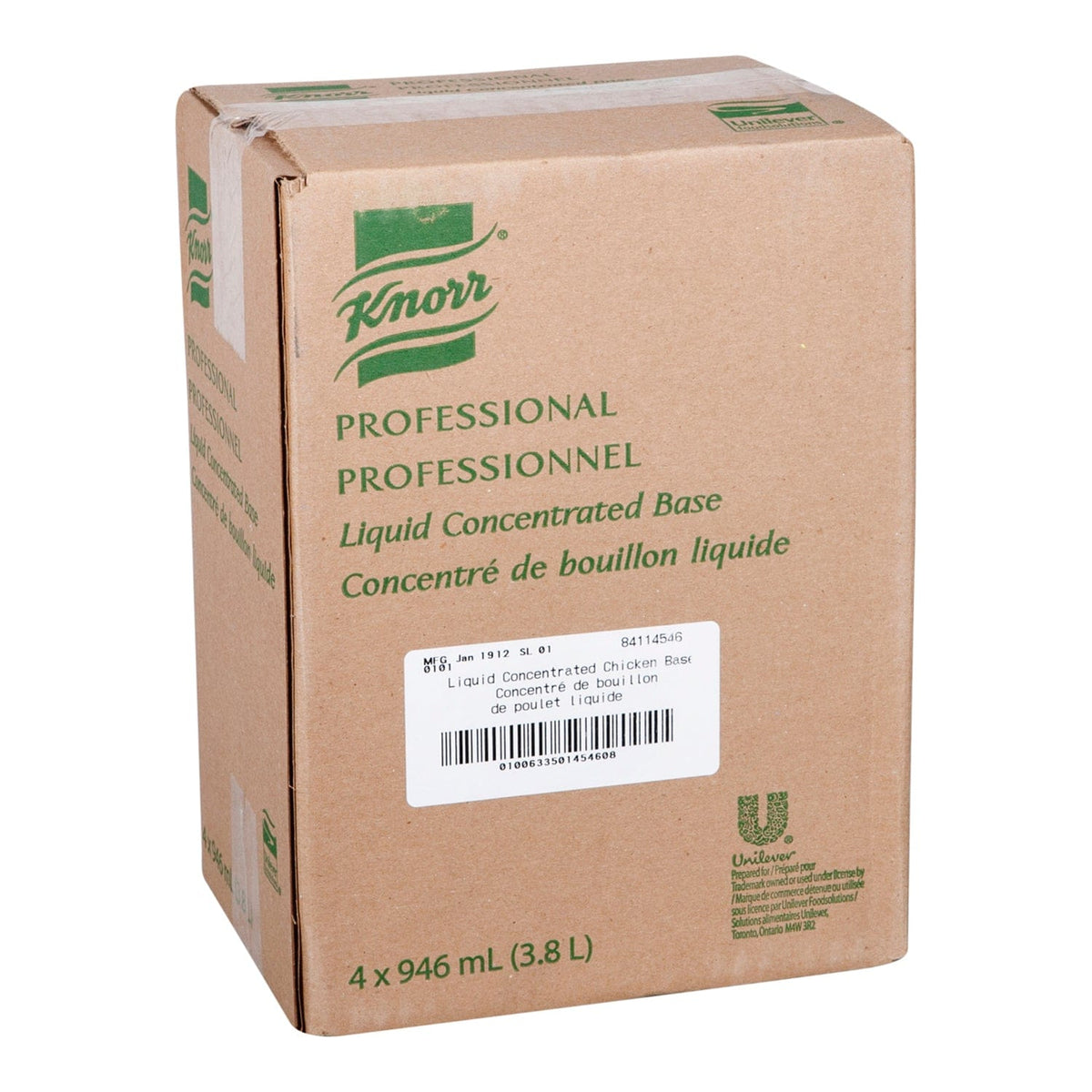 MIA FOOD SERVICE KNORR PROF LIQUID CHICKEN BASE 4X946GR KNORR PROF LIQUID CHICKEN BASE 4X946GR
