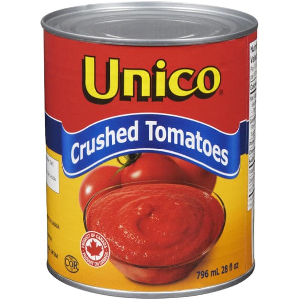 Mia Food Service UNICO CRUSHED TOMATOES 24x28OZ UNICO CRUSHED TOMATOES 24x28OZ