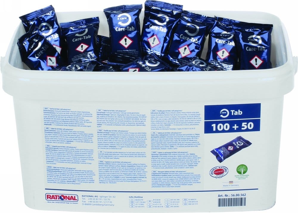 MIA Food Service 100 + 50 BLUE RATIONAL TABS 100 + 50 BLUE RATIONAL TABS