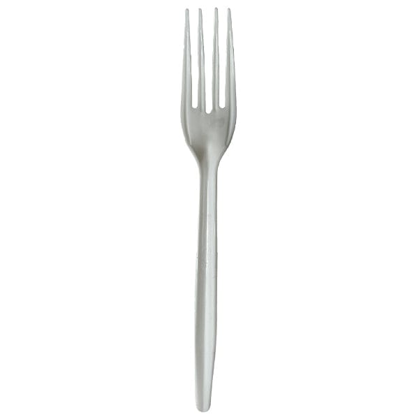 MIA FOOD SERVICE E2E FOOD PACK NESTED PP70 FORK WHITE 20x50EA E2E FOOD PACK NESTED PP70 FORK WHITE 20x50EA