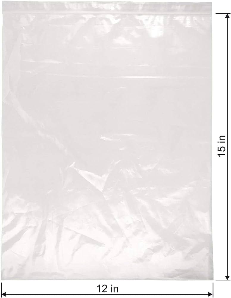 MIA Food Service 12X15 ZIPLOCK BAGS 1000EA 12X15 ZIPLOCK BAGS 1000EA