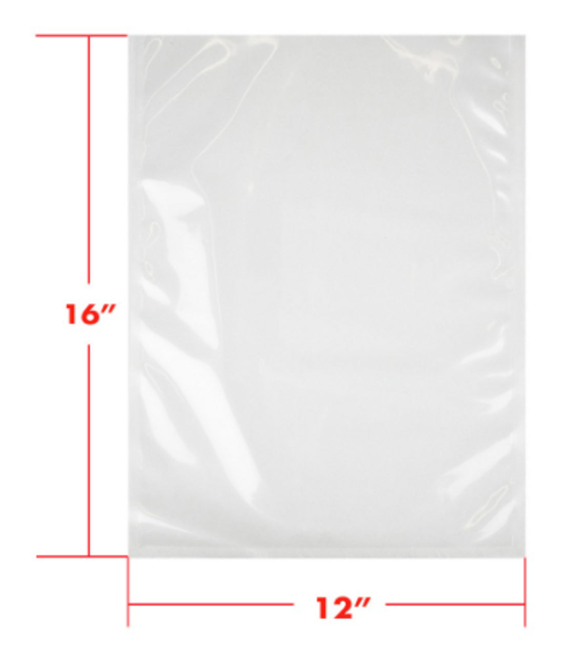 12X16 3MIL VAC PAC BAGS 1000EA