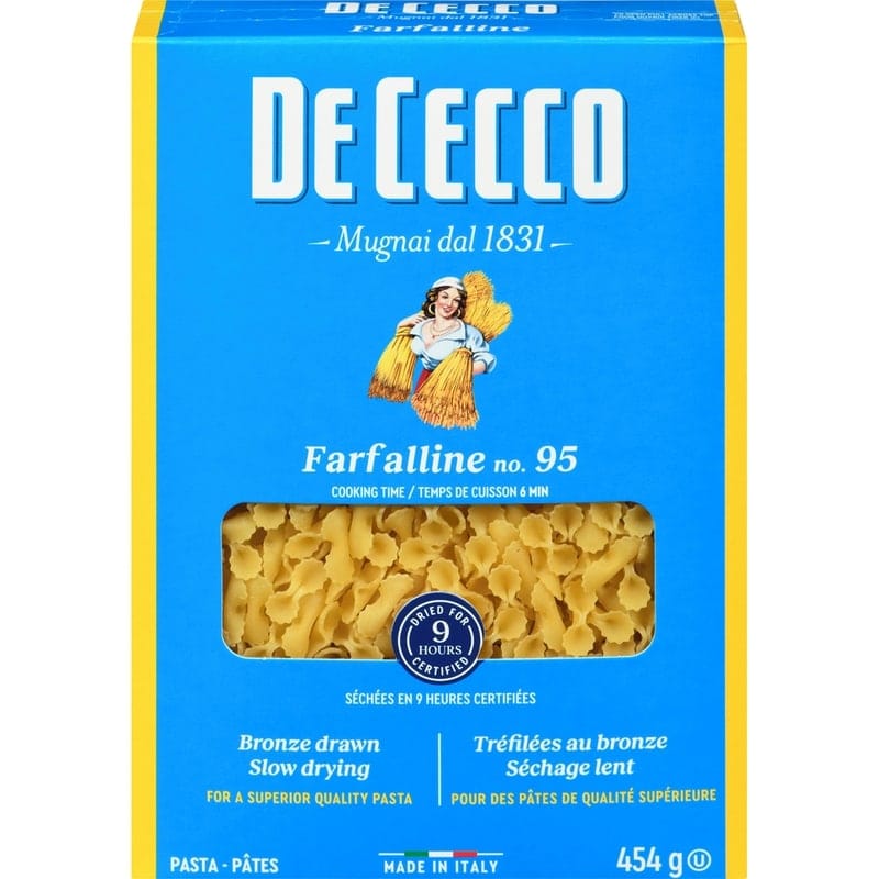 MIA Food Service DECECCO FARFALLINE #95 PASTA 20X454GR DECECCO FARFALLINE #95 PASTA 20X454GR