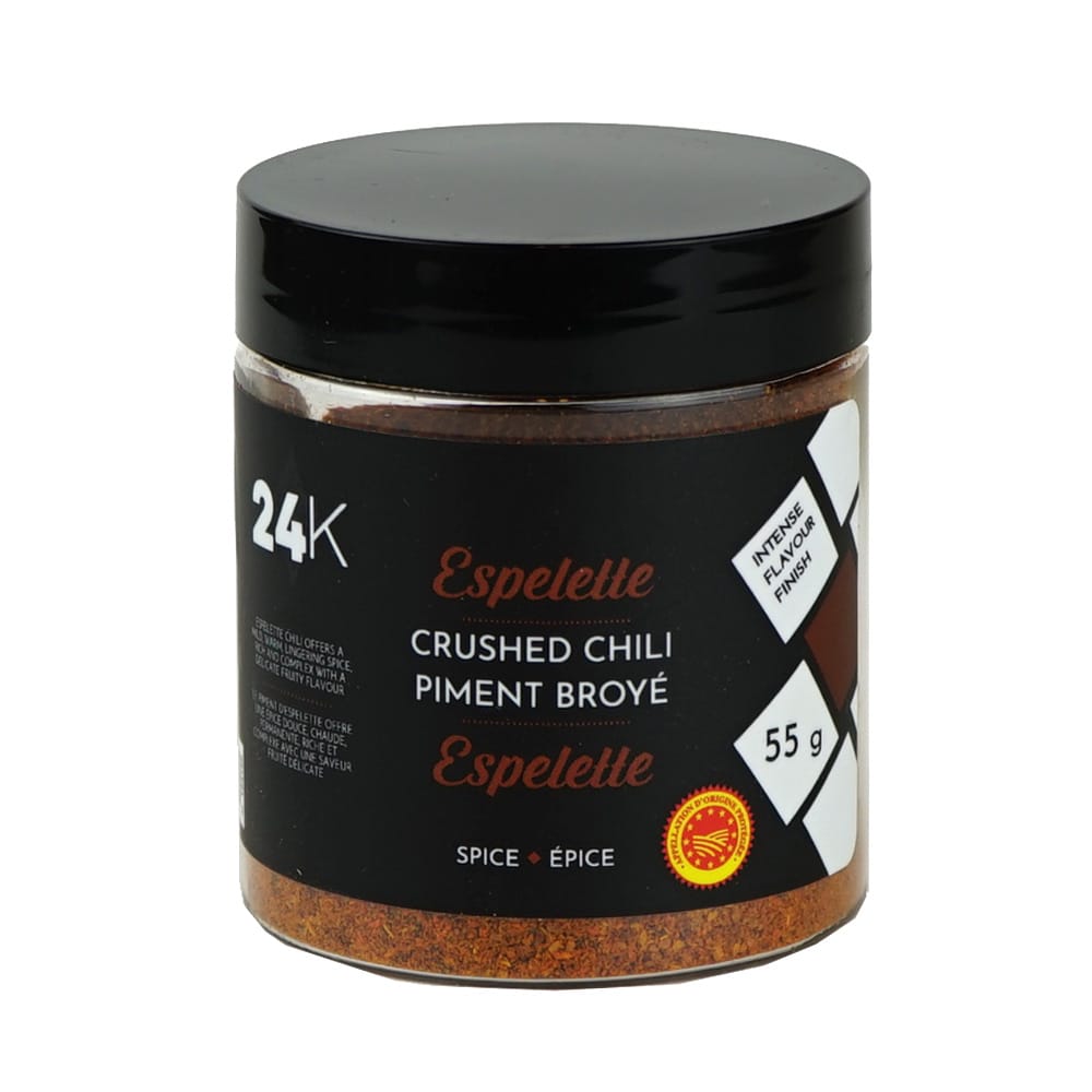 MIA Food Service 24K ESPELETTE CRUSHED CHILI PEPPER 55GR 24K ESPELETTE CRUSHED CHILI PEPPER 55GR