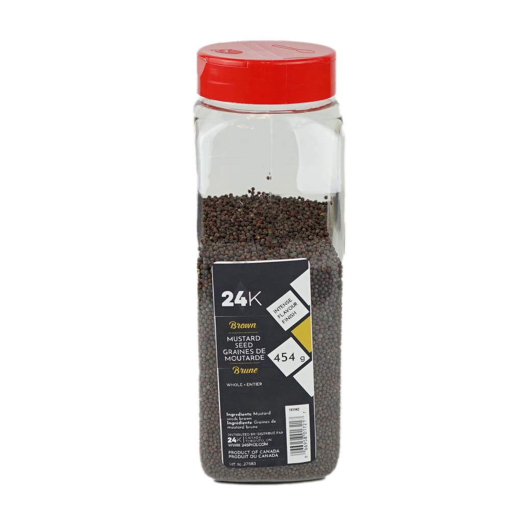 Mia Food 24K BROWN MUSTARD SEEDS 454GR 24K BROWN MUSTARD SEEDS 454GR