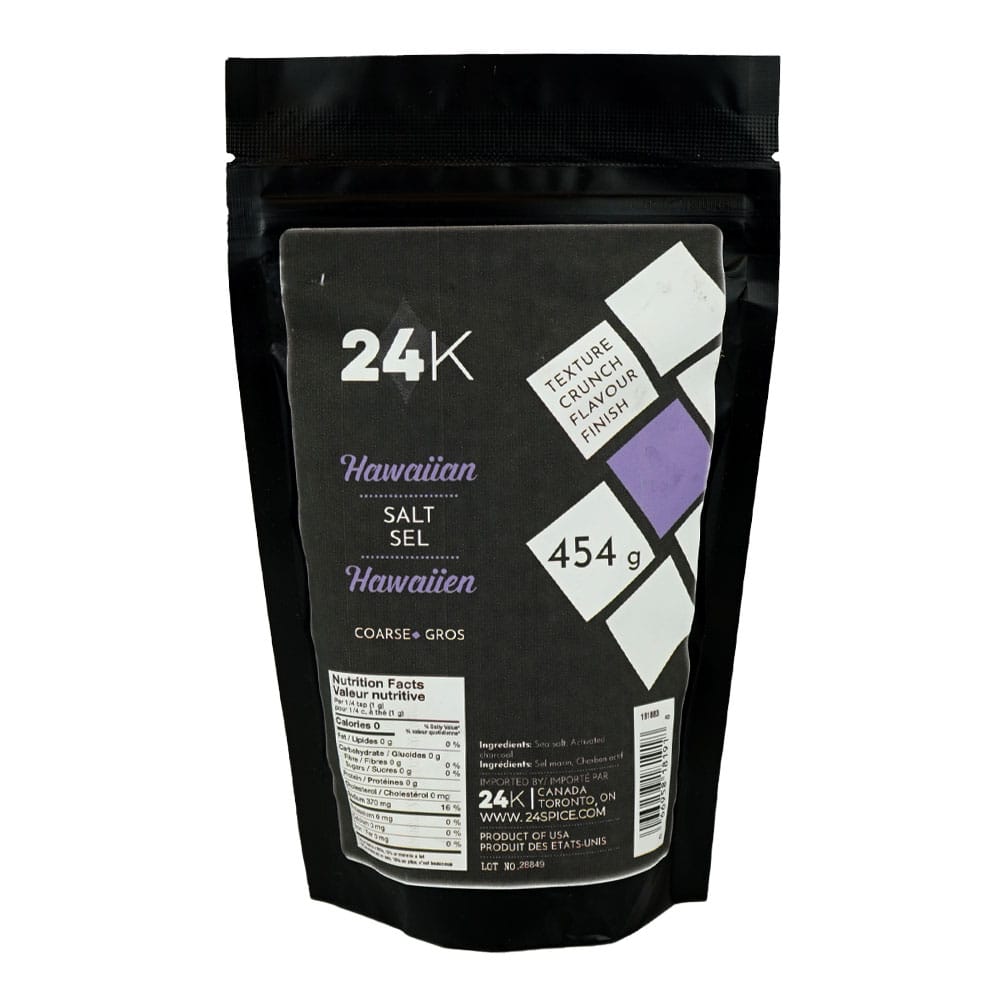 MIA Food Service 24K HAWAIIAN BLACK SALT 454GR 24K HAWAIIAN BLACK SALT 454GR