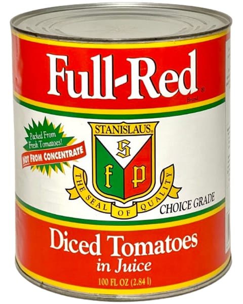 Mia Food Service FULL RED DICED TOMATO IN JUICE 6X100OZ FULL RED DICED TOMATO IN JUICE 6X100OZ