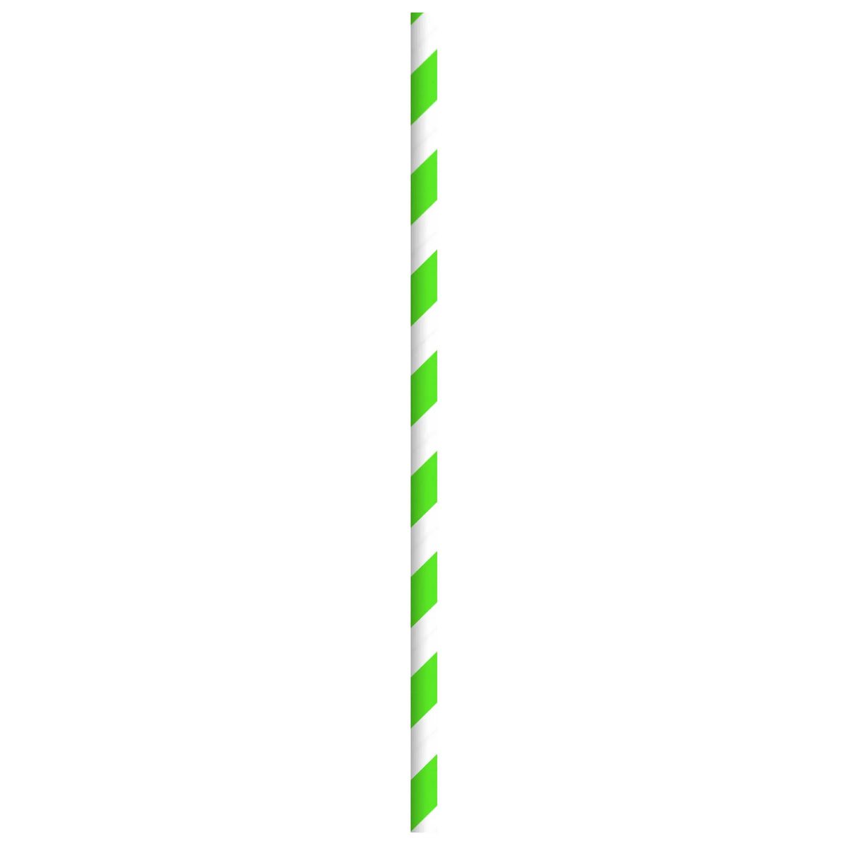 Mia Food Service 7.75" GREEN STRIPE PAPER STRAWS WITH WAX COATING 3000EA 7.75" GREEN STRIPE PAPER STRAWS WITH WAX COATING 3000EA