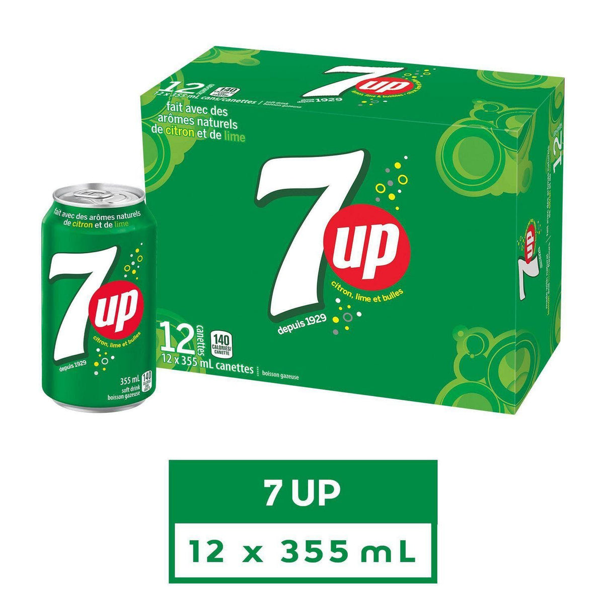 MIA Food Service 7UP CANS 12X355ML 7UP CANS 12X355ML