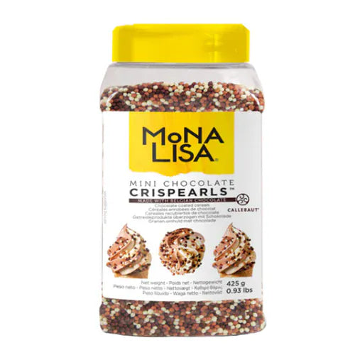 Mia Food Service MONA LISA MINI CHOCOLATE CRISPEARLS 425GR MONA LISA MINI CHOCOLATE CRISPEARLS 425GR