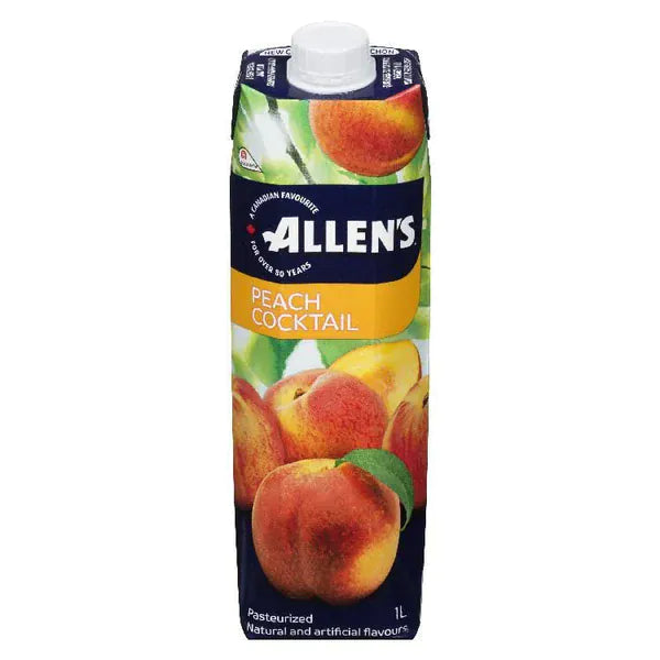 MIA Food Service ALLENS PEACH COCKTAIL JUICE 1L ALLENS PEACH COCKTAIL JUICE 1L