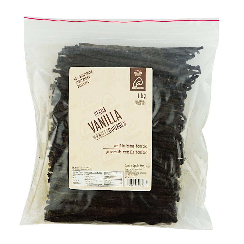 ALMONDENA VANILLA BEANS BULK 1KG
