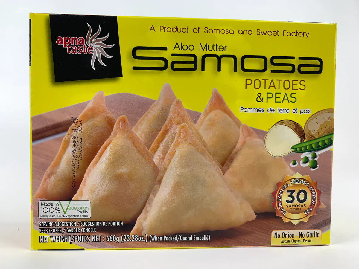 MIA Food Service APNA SAMOSA POTATO & PEAS 30EA 660GR APNA SAMOSA POTATO & PEAS 30EA 660GR