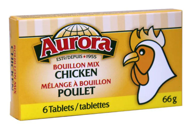 MIA Food Service AURORA CHICKEN BOUILLON CUBES 66GR AURORA CHICKEN BOUILLON CUBES 66GR