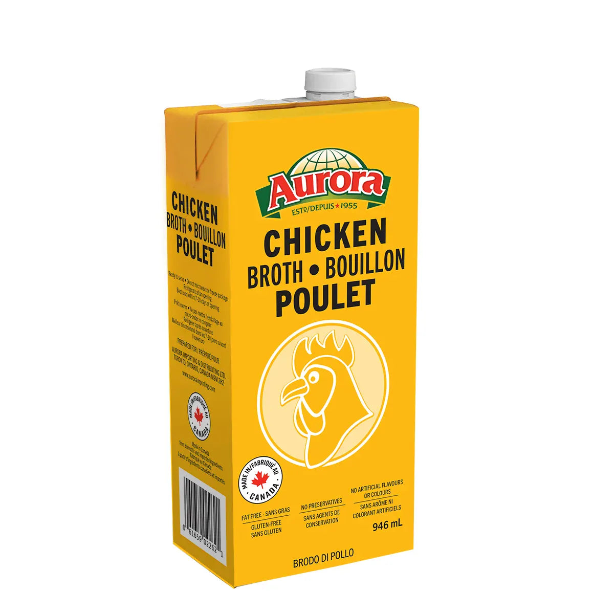 Mia Food AURORA CHICKEN BROTH 946ML AURORA CHICKEN BROTH 946ML