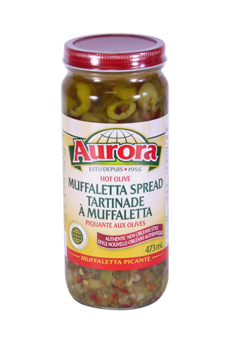 AURORA HOT MUFFALETTA SPREAD 473ML