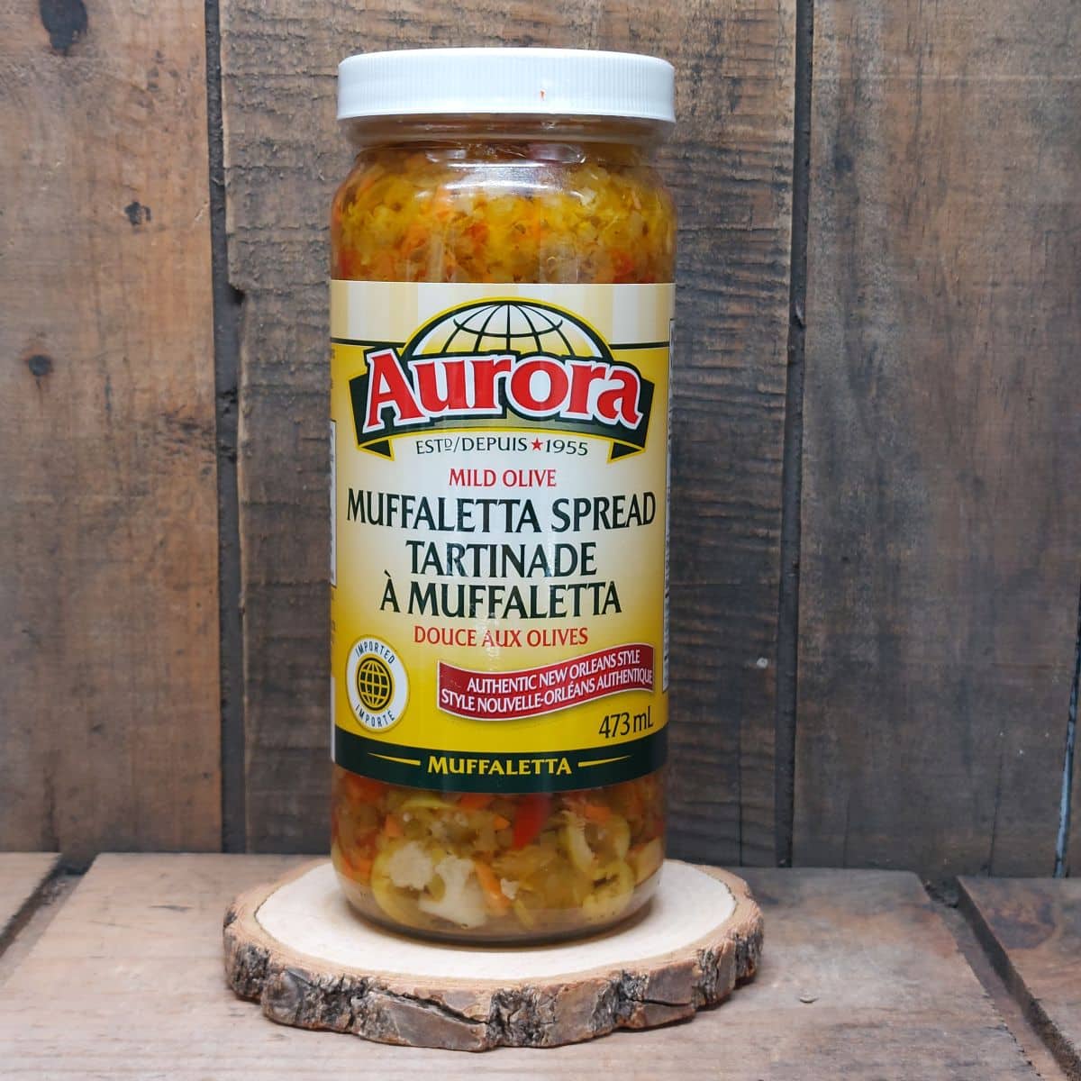 MIA Food Service AURORA MILD MUFFALETTA SPREAD 12X473ML AURORA MILD MUFFALETTA SPREAD 12X473ML