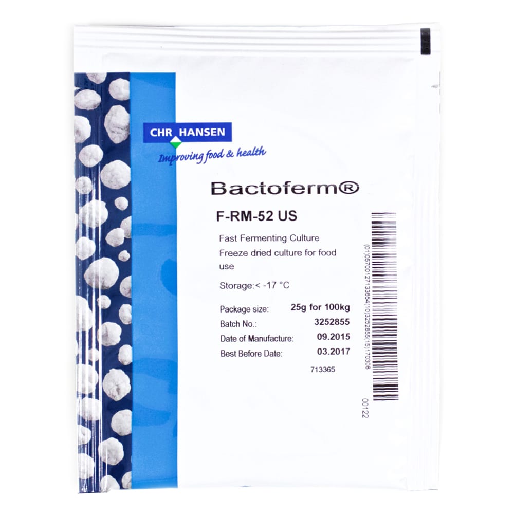 MIA Food Service BACTOFERM F-RM-52 25GR BACTOFERM F-RM-52 25GR