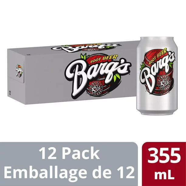 BARQS ROOTBEER CANS 12X355ML